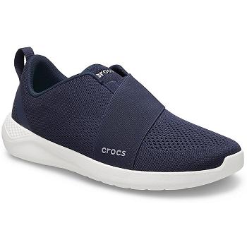 Crocs LiteRide Modform Slip-On Tmavomodre - Panske Tenisky